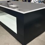 Großer Polypropylen-Pool 6,5 x 2,5 m mit 4 m Fenster