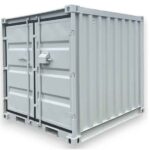 Container 8 Fuß Neu RAL 9002