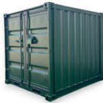 Container 8-Fuß Neu RAL 6007 Grün Standard Lagerlösung