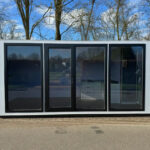 Stahlworks B Tiny House – Modulares Wohn‑und Arbeitsmodul 6 Fenster