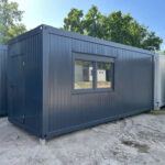 Wohncontainer mit Kochnische, WC und Dusche, 6,00 x 2,43 m