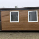 Bürocontainer 6 ×2,40 m – Stahlrahmen Wände mit LED‑Beleuchtung und Doppelglas
