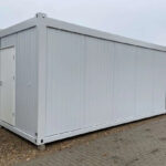 Bürocontainer 6 m × 2,43 m Stahlkonstruktion mit LED Integrierte Anschlüsse Modular