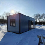 Modularer Bürocontainer 4 M × 2,2 M × 2,6 M Stahl