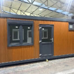 Modularer Container 2024 Büro Sanitär Dusche Flexibel für temporäre Einsätze