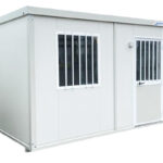 Open Space Modulbox 4 m Höhe 240 cm Thermoisoliert Elektrisch Verkabelt