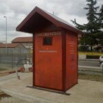 Maßgefertigtes Wasserhaus 1,2 × 1,2 m für Getränke und Milchverteilung in Gewerbe