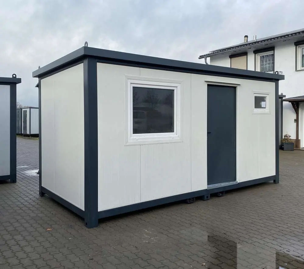 Bürocontainer 5×2,20 m Mit Sanitär Und LED Robuste Stahlkonstruktion - Image 6