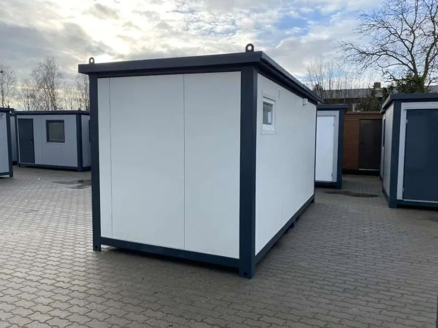 Bürocontainer 5×2,20 m Mit Sanitär Und LED Robuste Stahlkonstruktion - Image 9