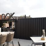 Modularer Demontierbarer Barcontainer 8×2 m XL Schwarz RAL 9005 Professionell