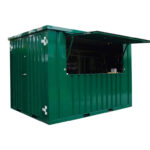 Conteneur Bar Démontable XL 3×2 M Grün RAL 6016