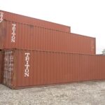 Gebrauchter 40‑Fuß ISO‑Box Trockenkontainer Standard Robust zur Vermietung